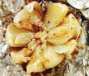 Grilled Onion Blossom